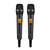 Microfone Sem Fio Duplo Dylan D-8000 S Uhf 200 Canais - comprar online