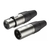 Kit Conector Roxtone Xp3fm Xlr Macho + Xlr Fêmea Balanceado
