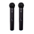 Microfone Sem Fio Duplo Uhf 30 Canais Dylan Udx-02 Multi - comprar online