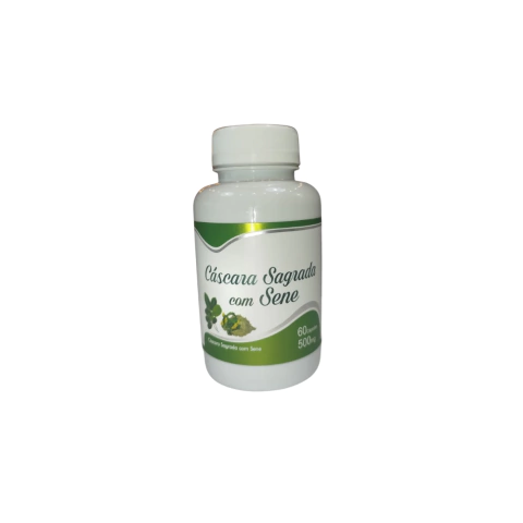 Cáscara Sagrada com Sene 60 × 500 mg (Natuser)