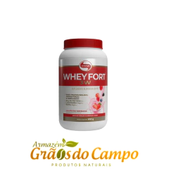 Whey Fort 900g Frutas Vermelhas (Vitafor) - comprar online