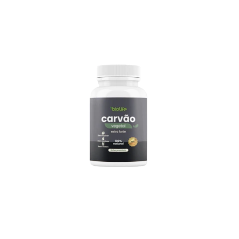 Carvão Vegetal 60 x 500 mg (Biolife)