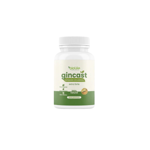 Composto Circulatório Gincast 60 × 500 mg (Bio Life)