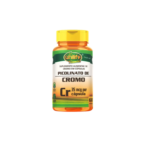 Picolinato de Cromo 60 x 500mg (Unilife)