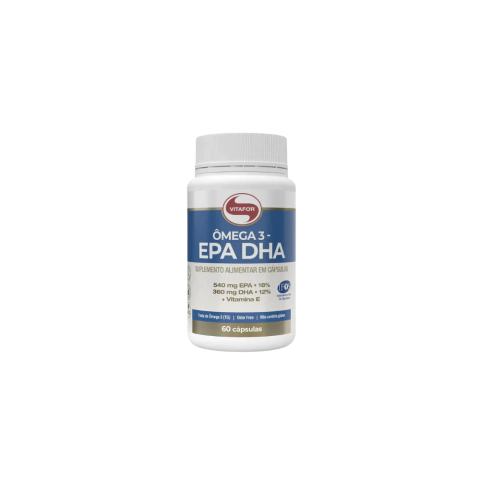 Ômega 3 540 mg EPA + 360 mg DHA 60 × 1000 mg (Vitafor)