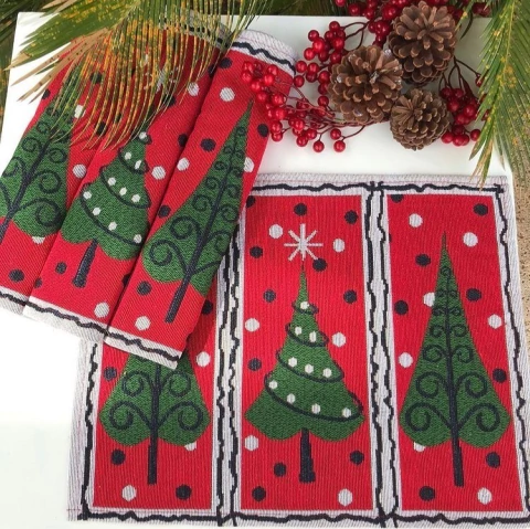 Jogo Americano Árvore Natal (cada)