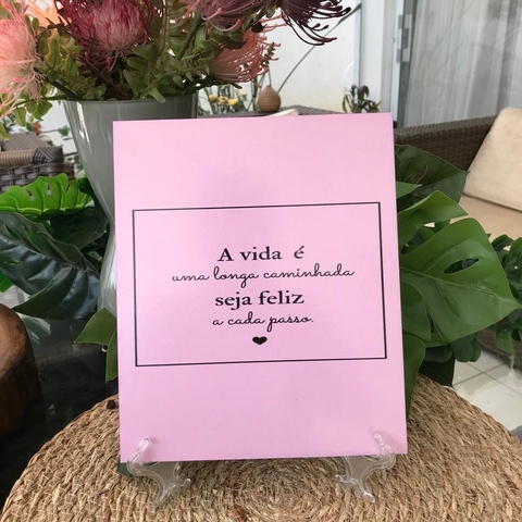 Quadro seja rosa
