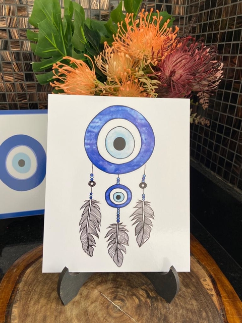 Quadro decorativo Lenora (olho grego)