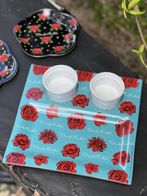 Petisqueira Frida blue red