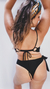 Tiro alto bikini Sophie verde - bonne nuit