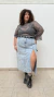 Blusa Denise encaje gris brillos - bonne nuit