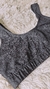 Top Paula encaje gris - comprar online