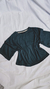 Crop top algodón VERDE INGLÉS