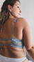 Top Rosse puntilla clásico celeste - comprar online