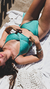 Top bikini Sophie verde en internet