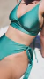 Top bikini Sophie verde - comprar online
