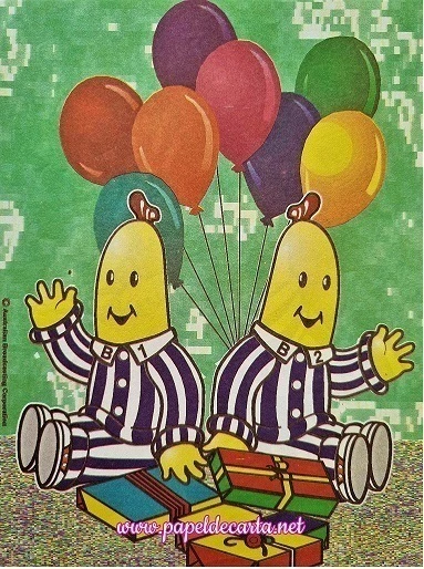 Coleção de Papel de Carta - Bananas de Pijamas nº 10