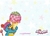 Papel de Carta Importado Popples n. 18