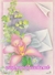 Papel de Carta Fantasia médio nº 158 - Flores Orquídea