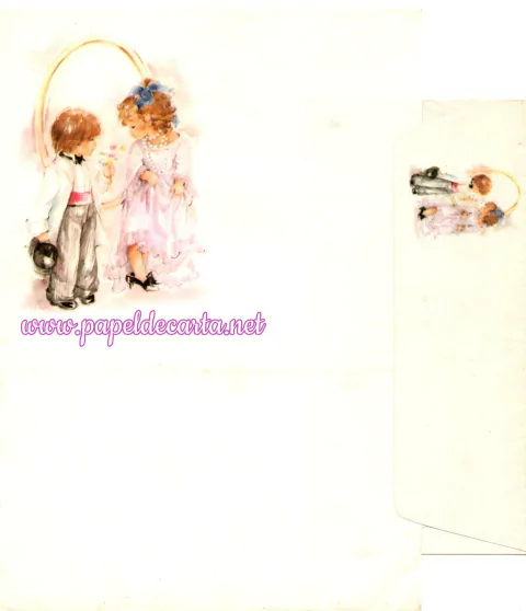 Conjunto de Papel de Carta Doçura - Ambrosiana n. 05