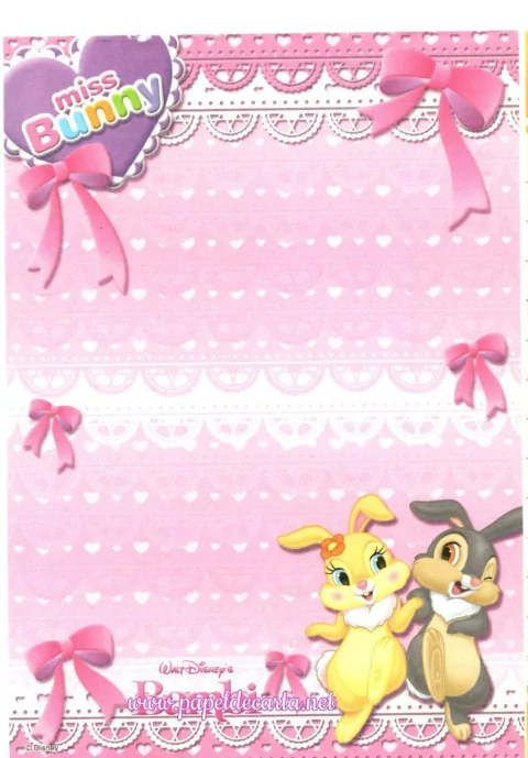 Papel importado Disney - Miss Bunny n. 08