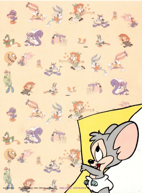 Papel de Carta Tiny Toon - Atchum / Sneezer - Warner Bros - Best Cards 2TPN 50411-0 - comprar online