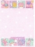 Papel de Carta tipo nota Little Twin Stars n. 02 - ano 2023