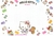 Papel de Carta tipo nota Hello kitty n. 06 - ano 2020