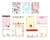 Lote de notas Hello kitty ano 2020 com capinha, adesivo e notas