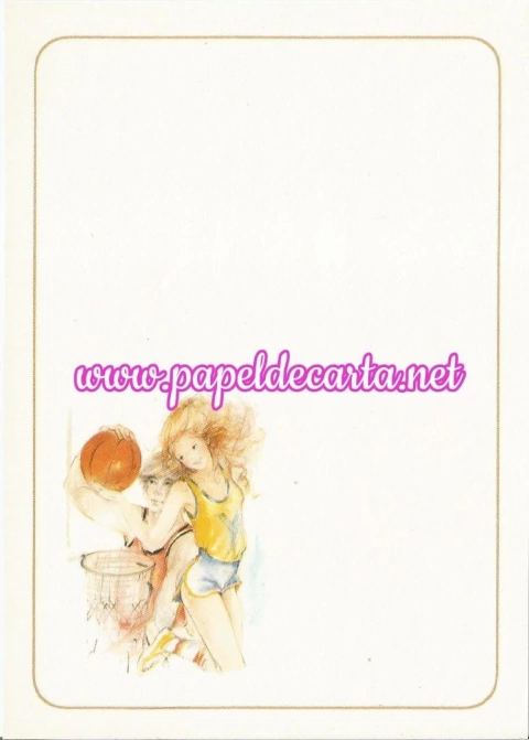 Papel de Carta Miss Sprite mini n° 04
