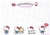 Papel de Carta tipo nota Hello Kitty n. 05 - ano 2023