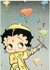 Cartão Betty Boop - "Feliz Aniversário com o melhor recheio..." - (cópia)