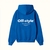 Hoodie basic azul francia