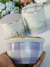 ENVIO IMEDIATO - Kit Higiene de porcelana pintado a mão - 3 Peças prontas (Lavanda) na internet
