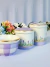 ENVIO IMEDIATO - Kit Higiene de porcelana pintado a mão - 3 Peças prontas (Lavanda) - comprar online