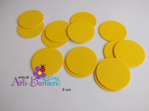 100 Apliques Círculo em E.V.A