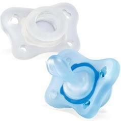 Chupete CHICCO PHYSIO FORMA 0 A 2 MESES Ortodóncico MINI-SOFT ROSA X 2 UNIDADES