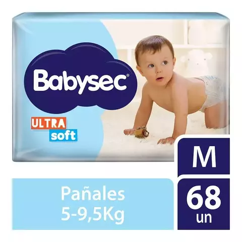 Babysec ULTRA SOFT M 68 unidades HIPOALERGÈNICO