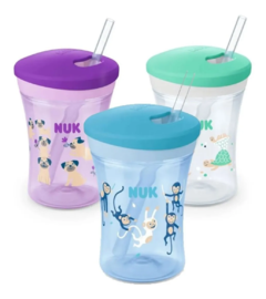 VASO NUK con sorbete flexible ACTION CUP 12 meses + x 230 ml - comprar online