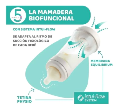 MAMADERA CHICCO PERFECT 5 INTUI FLOW-SYSTEM 0 meses + SLOW x 150 ml - tienda online