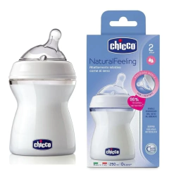 MAMADERA CHICCO NATURAL FEELING 2 meses + x 250 ml