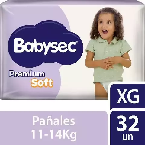 Babysec PREMIUM SOFT XG 32 unidades HIPOALERGÈNICO (super oferta comprando personalmente en el local)