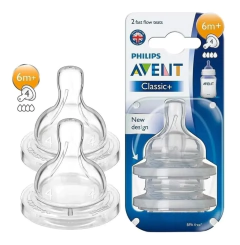 TETINA AVENT PHILIPS ANTI-COLIC 6 meses + x 2 unidades