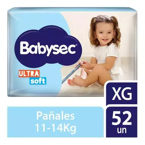 Babysec ULTRA SOFT XG 52 unidades HIPOALERGÈNICO