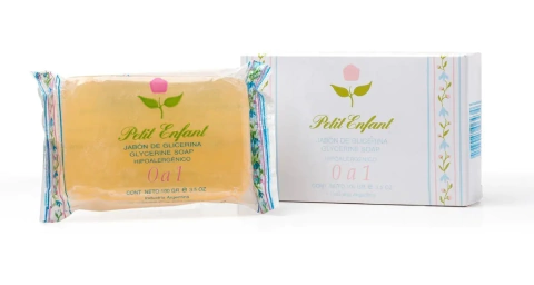 Jabón con Glicerina PETIT ENFANT Hipoalergénico 0 a 1 x 100 gr
