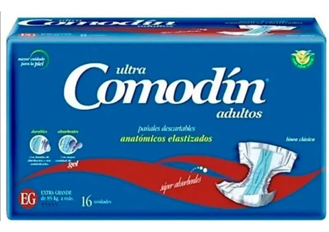 Comodin Adultos ANATÓM. ELASTIZADOS EG 16 unidades MÀS DE 85 KG