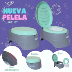 PELELA BABIES CO. 3 EN 1 (PELELA + ADAPTADOR + BANQUITO) VARIOS COLORES - comprar online