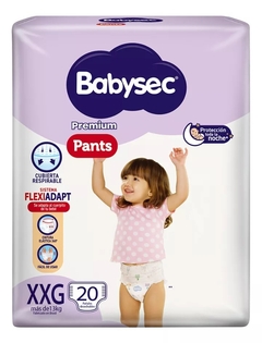 BABYSEC PANTS SUPER PREMIUM CARE XXG 20 unidades - comprar online