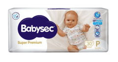 BabySec SUPER PREMIUM P 30 unidades HIPOALERGÈNICO - comprar online