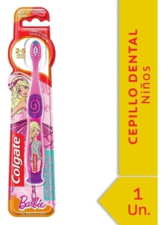 CEPILLO DIENTES BARBIE 2 A 5 AÑOS + COLGATE KIDS